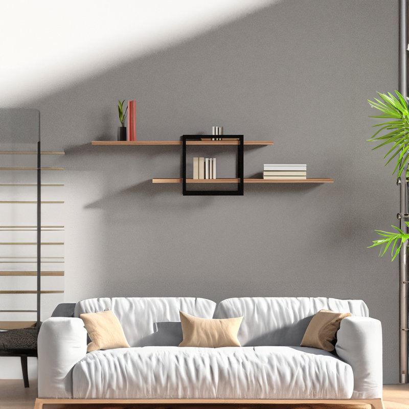 Xabier 2 Piece Accent Shelf