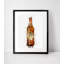Beer Bottle - Single Picture Frame Print