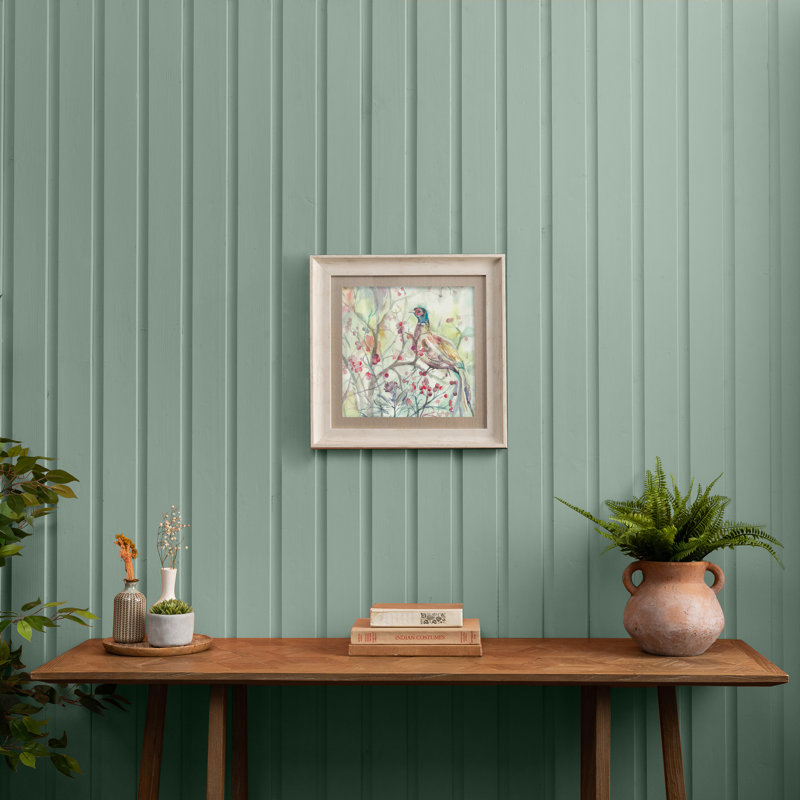 Blackberry Row - Single Picture Frame Print, Brown Framed Paper, 46cm H x 46cm W x 3.5cm D