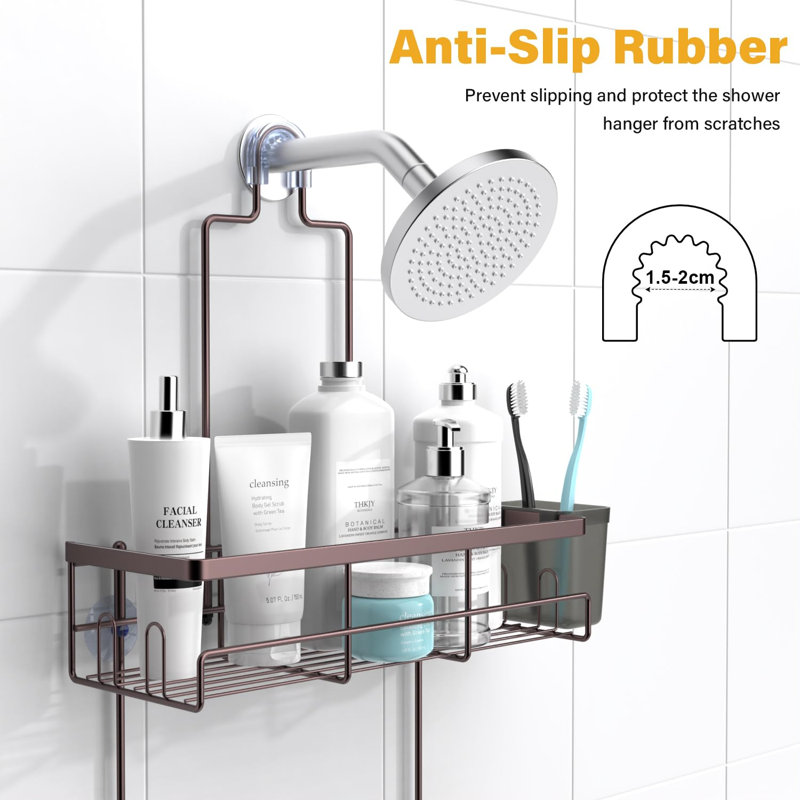 Hanging Shower Caddy, Bronze