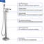 Robinet de baignoire autoportant monocommande à fixation au sol-73468213
