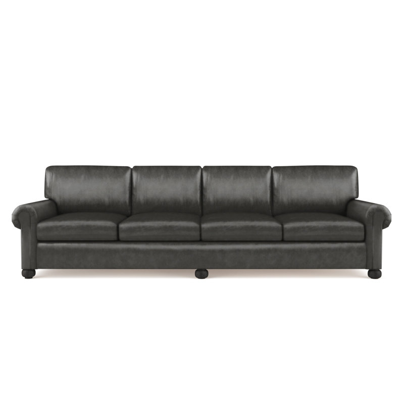 Leroy Sofa, 36" H x 120" W x 49" D, Pumice Velvet 