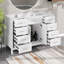 Meuble-lavabo autoportant 47 po sans lavabo 47 po, armoire seulement, 2 portes et 8 tiroirs-125505680