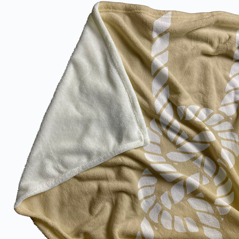 Kelbark Plain Weave / Muslin Throw Blanket, Taupe