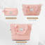 Ensemble de valises rigides 6 pièces avec serrure TSA, ensemble de valise à roulettes 16/20/24/28 pouces avec sac de voyage extensible et trousse de toilette imperméable, poignée réglable
