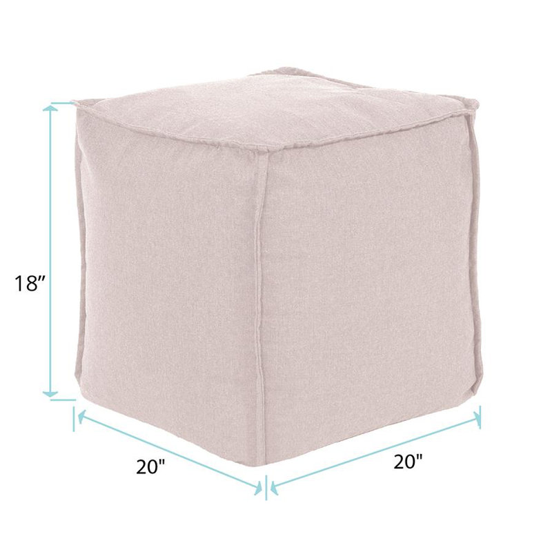 Repose-pieds carré Sunbrella 20 "Montano, Sable