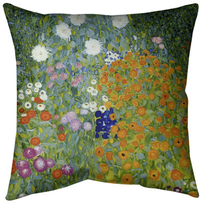 Blumengarten Throw Pillow