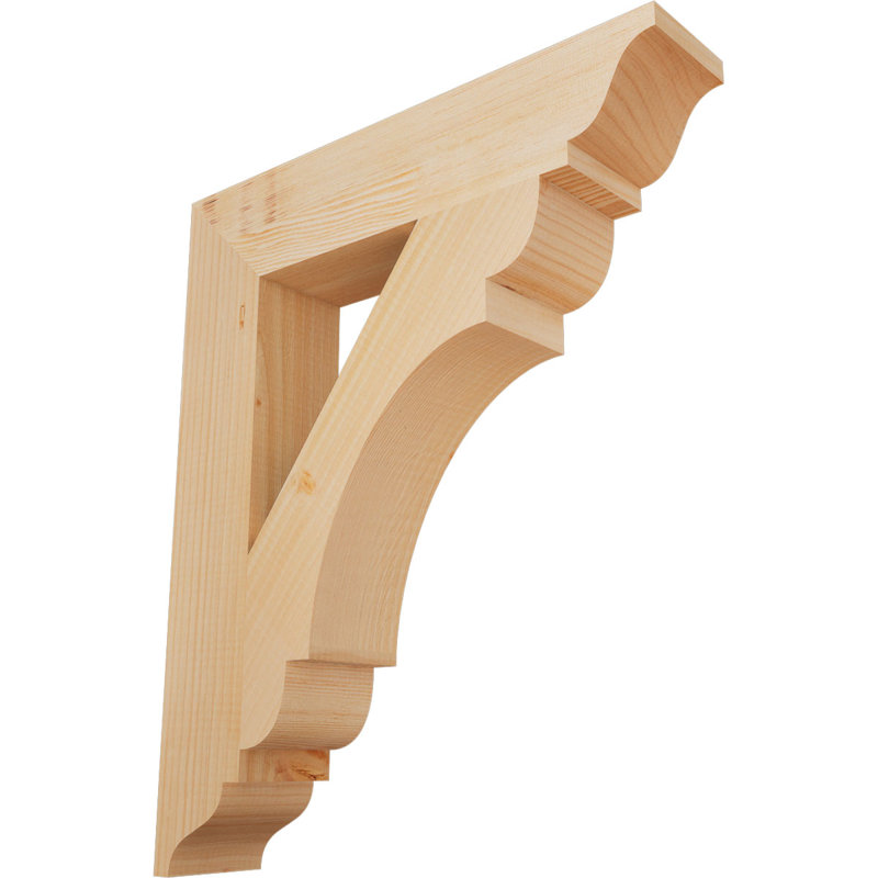 Support olympique traditionnel, H 24 po x l 3,5 po x P 20 po, Douglas (lisse)