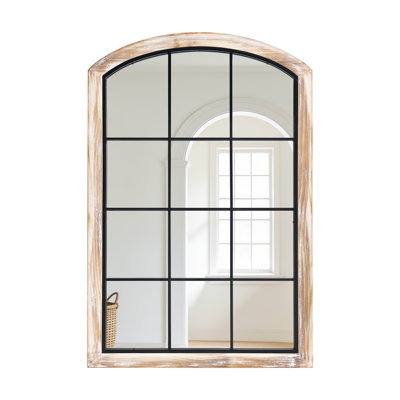 30"W x 48"H Wall Mirror with Metal Inner Frame, High Definition Shatter Resistant Clear Mirror, Easy to Install, for Living Room, Entryway, Bedroom, Bathroom
