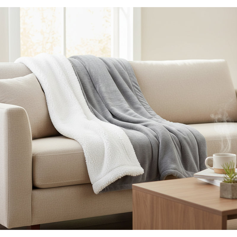 Throw Blanket, Grey