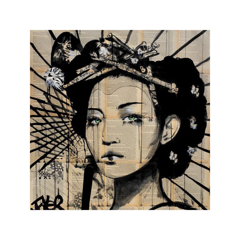 Lotus by Loui Jover - Wrapped Canvas Print, 66.04 cm H x 66.04 cm W x 3.175 cm D