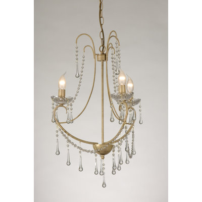 3 - Light Candle Style Chandelier
