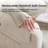 Oversized Power Recliner Chair, 26" Extra Wide Swivel Rocker Recliner with Adjustable Headrest, Chenille Glider Rocking Nursery Chair with Overstuffed Armrest, USB Ports，White-1303097894