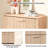 Shoe Storage Cabinet With 3 Flip Drawers