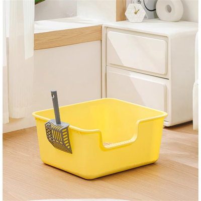 Leyburn Plastic Self-Cleaning Litter Box