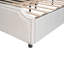 Upholstered Platform Bed With Stud Trim Headboard And Footboard And 4 Drawers No Box Spring Needed, Velvet Fabric, Queen Size