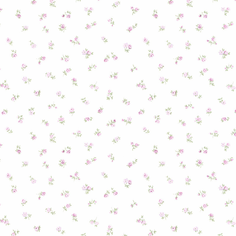 Bellevue Floral Roll, Pink / Green / Blue