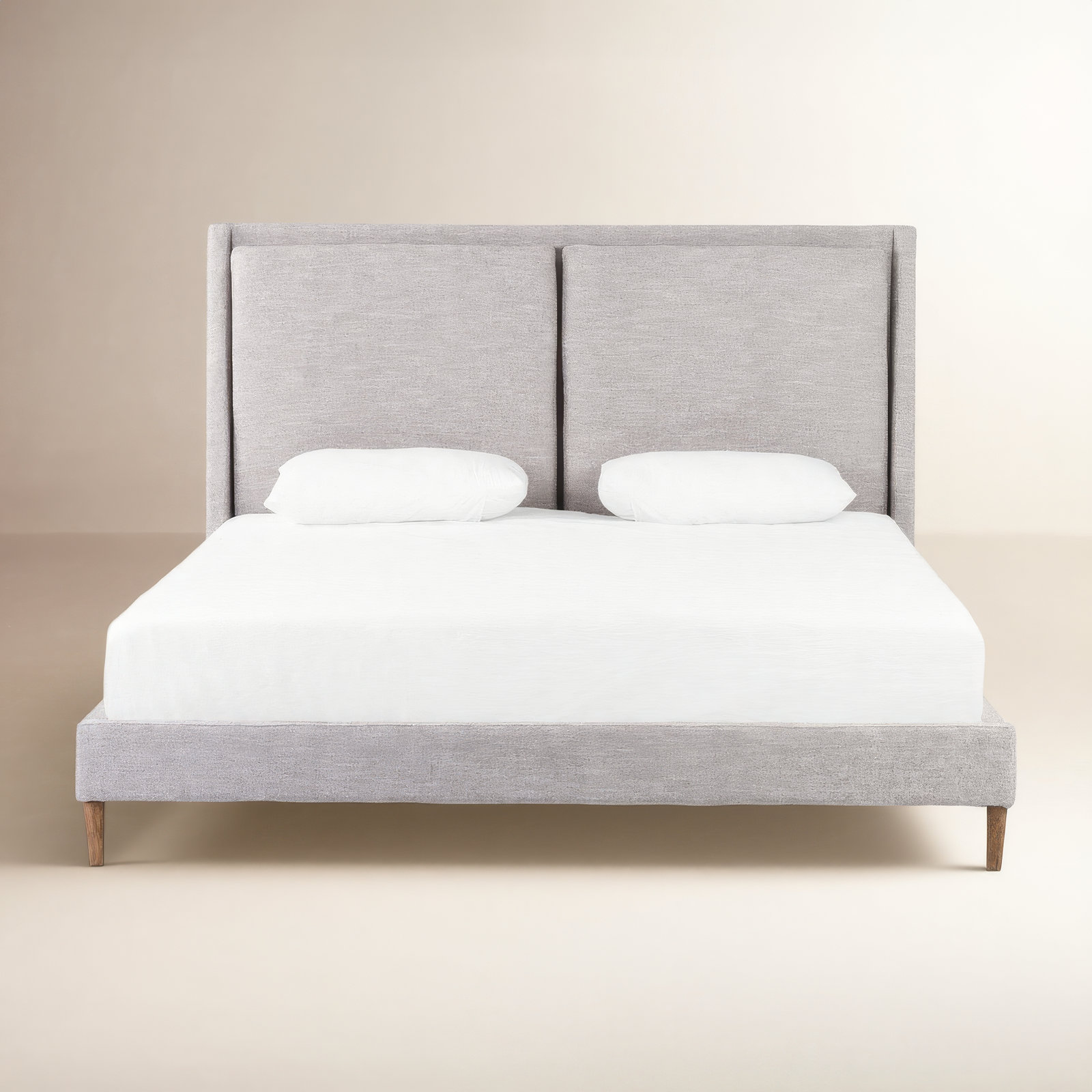 Aurelle Wingback Bed, King, Manor Gray
