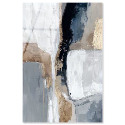 Décoration murale bohème Golden Rift III par Art Remedy, prête à être suspendue, 16 x 24