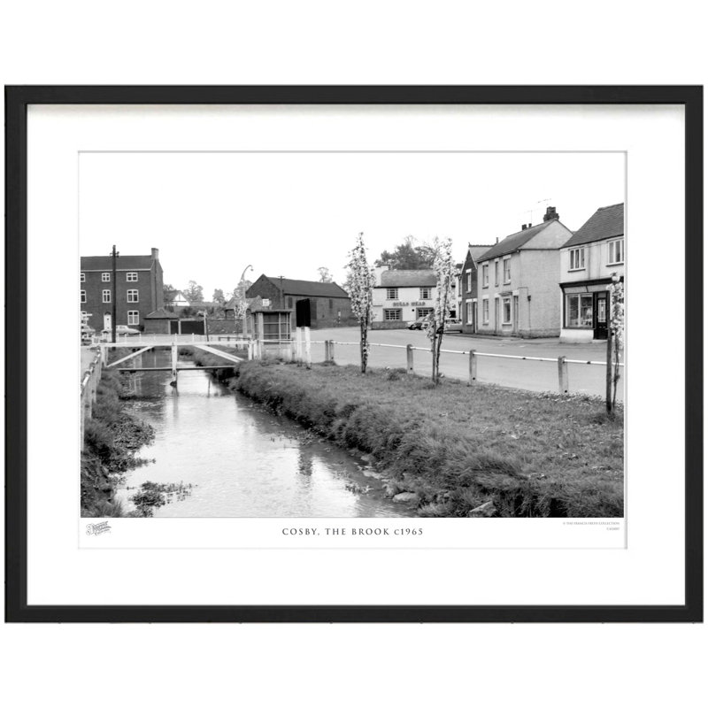 Cosby, The Brook C1965 - Single Picture Frame Print, 31.5cm H x 38.8cm W x 2.3cm D