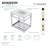 Kingston Brass Quadras 31-Inch Ceramic Console Sink with Steel Base and Shelf-49619311-55384130