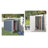 Outsunny 4 ft. W x 8 ft. D Metal Lean-To Tool Shed