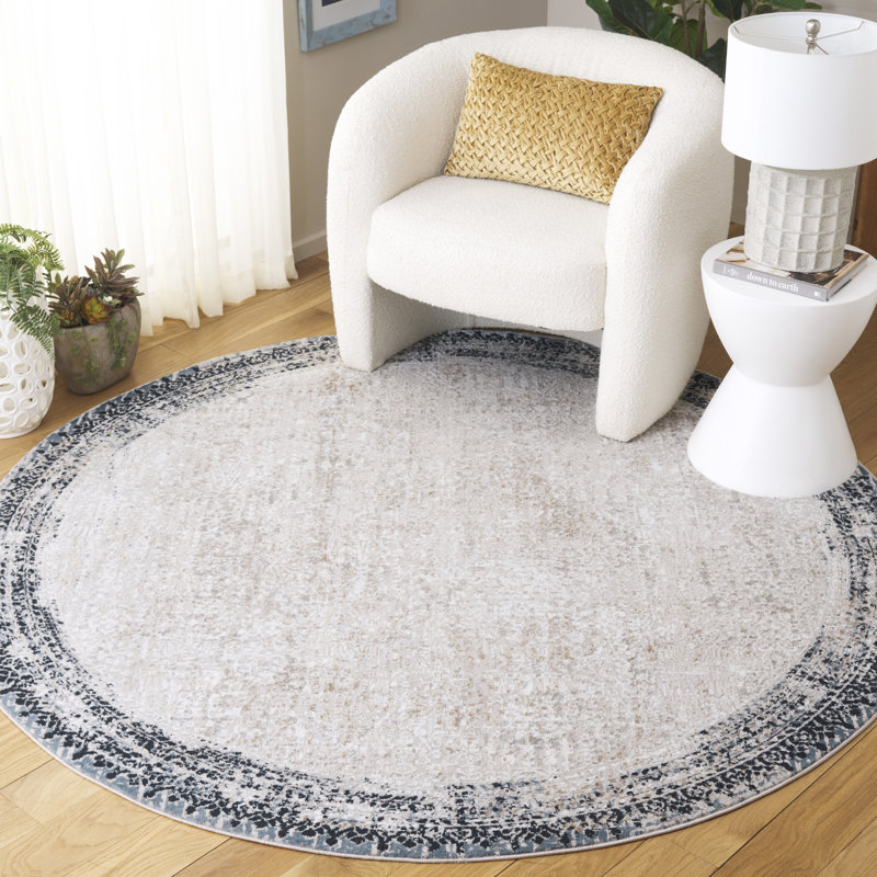 Tapis oriental Bobbee Performance, Rond 6 pi 7 po