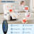 360° Swivel Recliner Chair with Vibration Massage & Heating, Extra-Wide Sofa for Living Room/Bedroom-1845175563