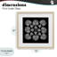 «Rounded Symmetry Elementals», impression sous verre encadrée, design par El Perkin-1583906082-1583906084
