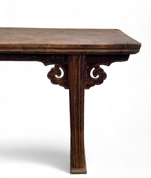 77.55905511811024'' Solid Wood Console Table