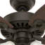 Ventilateur de plafond standard à 5 pales de 52 po avec chaîne de traction et ensemble d'éclairage inclus Builder Plus-23681158