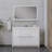 Feike 48'' Single Bathroom Vanity with Solid Surface Top-269746355