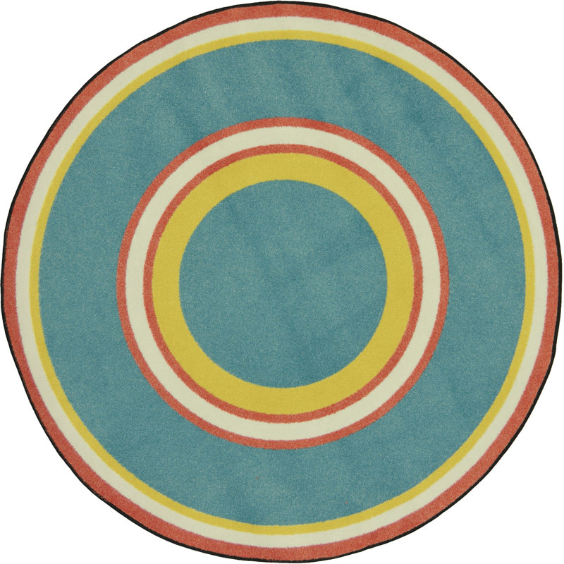 Ripples by Joy Carpets Area Rug, Oval 5'4" x 7'8"