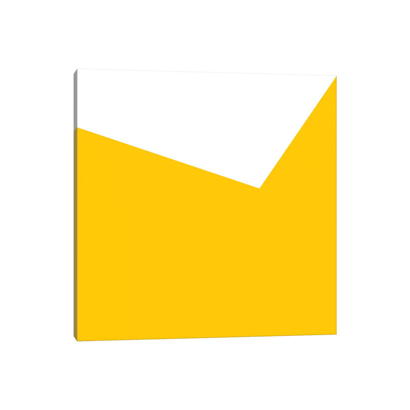 Mirra Yellow by Art Mirano - Wrapped Canvas Print, 45.72 cm H x 45.72 cm W x 3.175 cm D