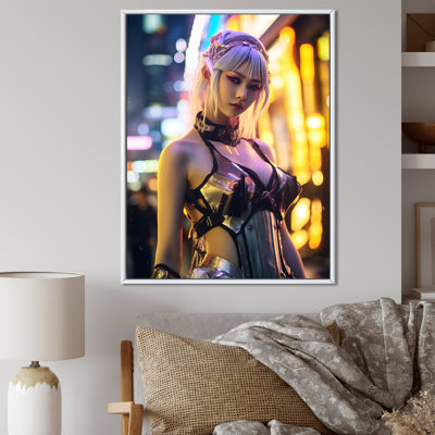 " Portrait Of Cyberpunk Goddess "