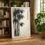 Bamboo in Black Ink Japandi - Wrapped Canvas-1725333890-1725333896