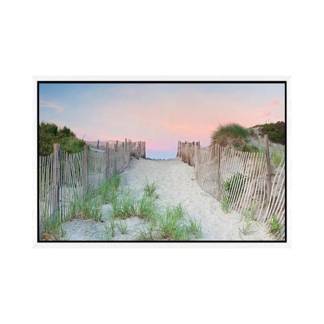 Leinwandbild Crescent Beach Path von Katherine Gendreau