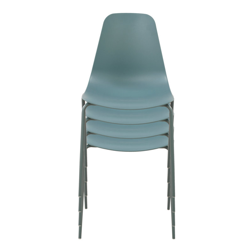 Isla Stackable Dining Chair (Set Of 4), Blue