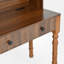 Bureau d'ordinateur avec huche de rangement et 5 tiroirs