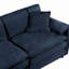 Canapé modulaire à assise profonde avec 2 repose-pieds et coussins moelleux, canapé modulaire pour causeuse pour salon, appartement, bricolage-1199390851