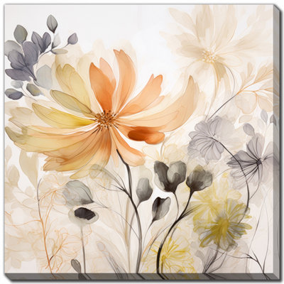 «Lush Botanical Serenity I», art mural sur toile
