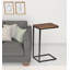 Table de bout rectangulaire en bois massif 25 po noir et chêne-134731012-134731014