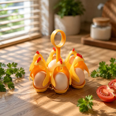 Rack Hot Selling Chicken Shaped Egg Rack Home Multifunctional Egg Cooker Can Cook 6 Eggs At Once