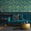 Pepper Embossed Fabric Brussels Lace Lana Wallpaper Roll-1966039330