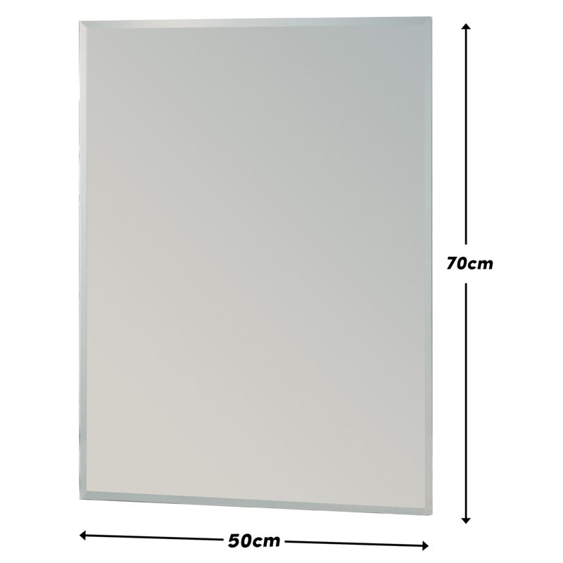 Fairmont Rectangle Mirror, 70cm H x 50cm W