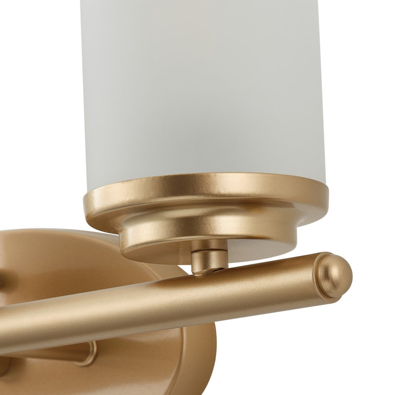 Luminaire frontal miroir en fer 3 lumières, Doré