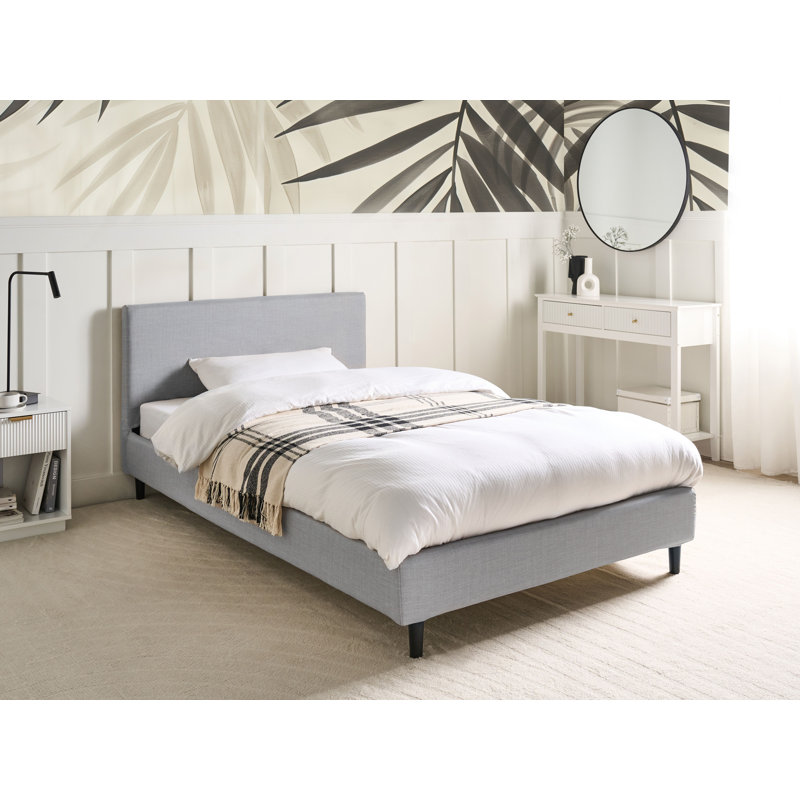 Bed Frame Cover FITOU 120 x 200 cm Light Grey