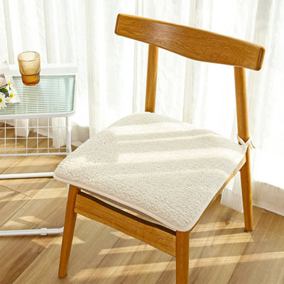 Seat Cushion Chair Cushions Thicken Soft Student Seat Pad Winter Warm Office Chair Sit Mat Non-Slip Stool Cushions 18x18in