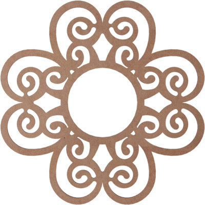 Cohen Wood Fretwork Pierced Ceiling Medallion