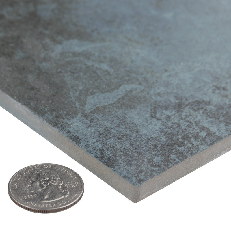 Biotech Ocean 6" x 6" Porcelain Stone Look Wall & Floor Tile, Green River